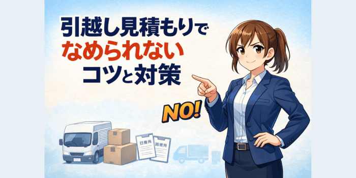 【繁忙期でも損しない】引越し見積もりでなめられないコツと対策